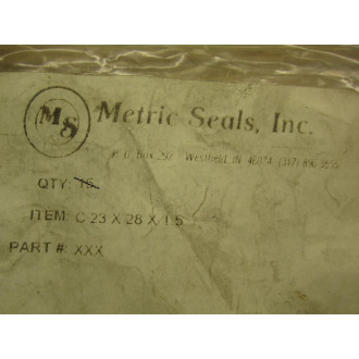 Metric Seals C-23X28X1.5 Copper Ring (Pack of 15)