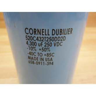 Cornell Dubilier 520C432T250DD2D Capacitor - Used