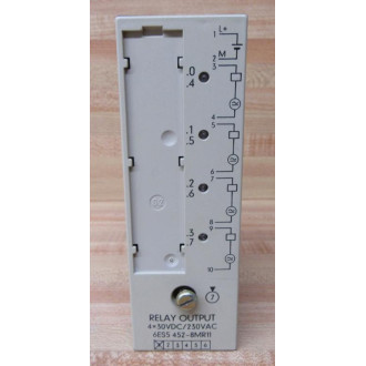 Siemens 6ES5-452-8MR11 Relay Output Module 6ES54528MR11 - Used