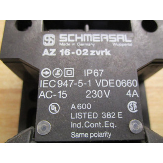 Schmersal AZ 16-02 ZVRK Switch - New No Box