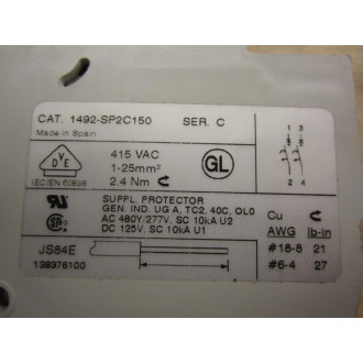 Allen Bradley 1492-SP2C150 15A Circuit Breaker 1492SP2C150 - New No Box
