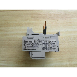 Sprecher + Schuh CEP7-M32 Contactor CEP7M32 1.6-5.0A - Used