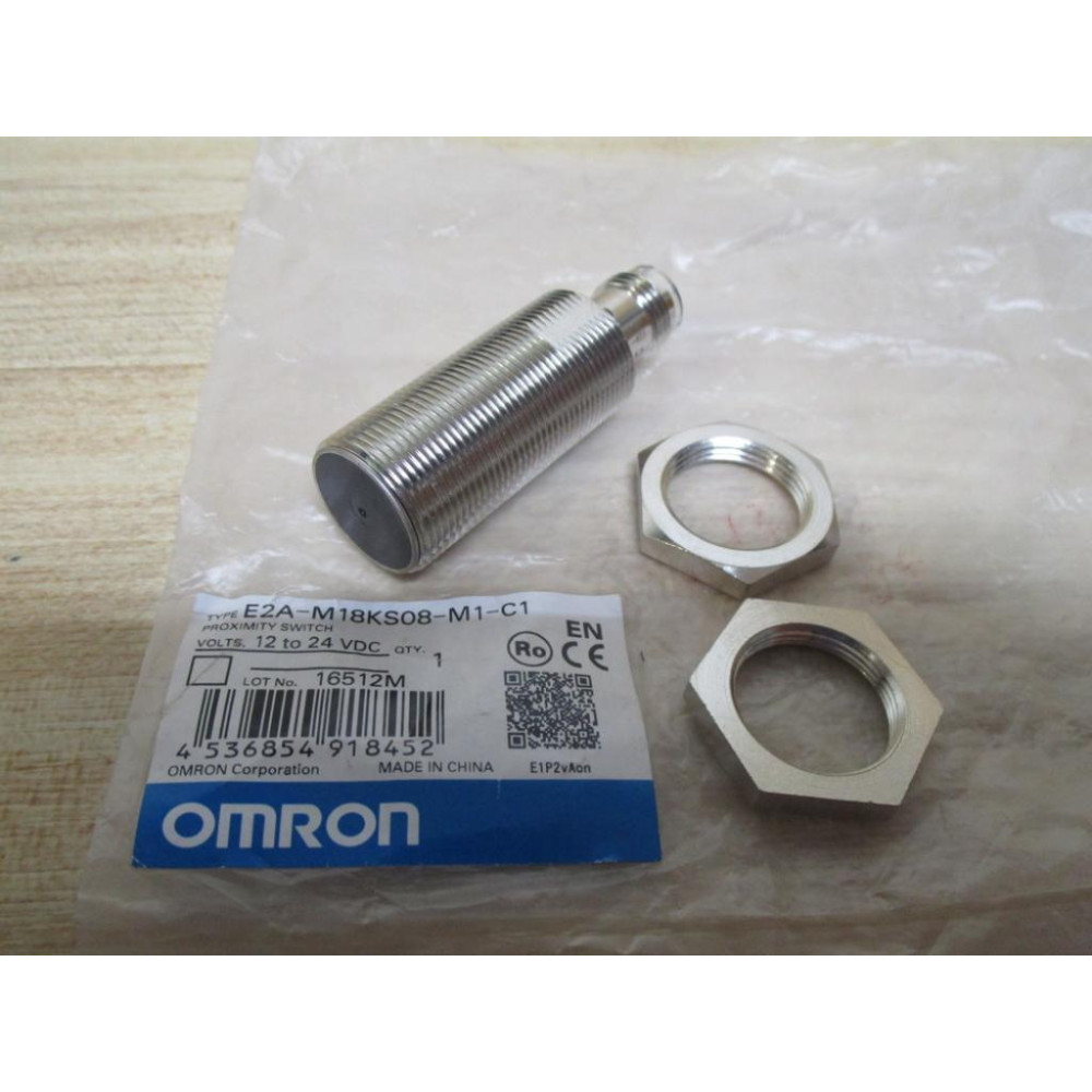 Omron E2A-M18KS08-M1-C1 Proximity Switch