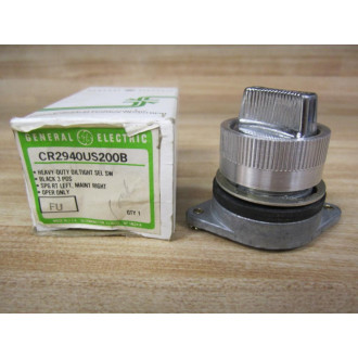 General Electric CR2940US200B Selector Switch 3 Postition