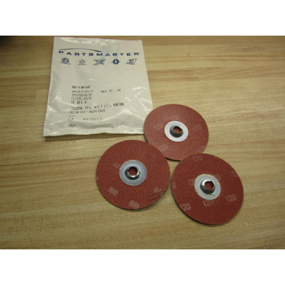 Trust-X DY878E0120 Twist Lock Sanding Disc DY878E0120 (Pack of 3)