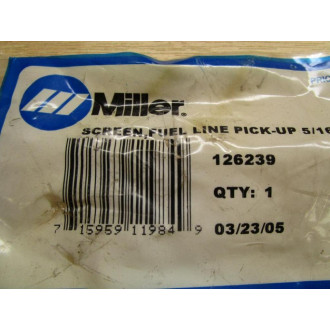 Miller 126239 Screen, Fuel Line Pick-Up