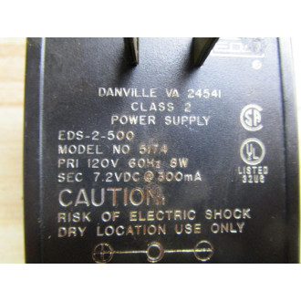 Alnor Instrument 459-009-015 Power Supply EDS-2-500 5174 - Used