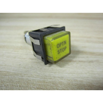 Dialight 513-0311-810 Switch 44A393658-001 Yellow Button - Used