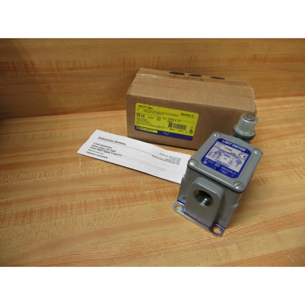 Square D 9007-FTUB4 Limit Switch 9007DTBU4 90401 Square D 9007-FTUB4 Limit Switch 9007DTBU4 90401