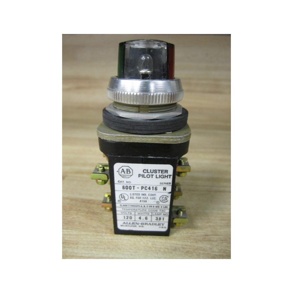 Allen Bradley 800T-PC416 Cluster Pilot Light 800TPC416 Series N - New No Box