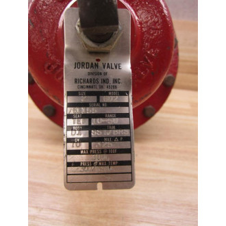 Jordan Valve CC73033 Sliding Gate Pressure Regulator Model 602 - New No Box