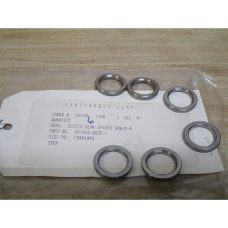 Limitorque 60-550-0035-1 Clutch Gear Spacer (Pack of 6)