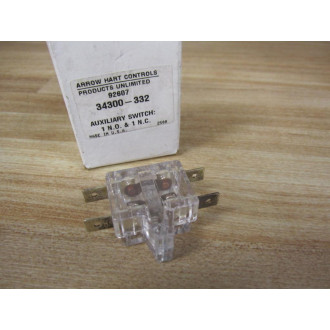Arrow Hart 34300-332 Auxiliary Switch 34300332