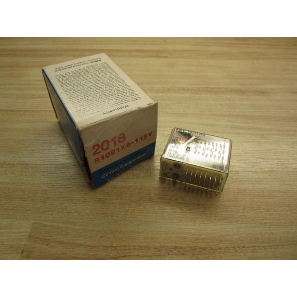 Potter & Brumfield R10E1X8-115V Plug In Power Relay