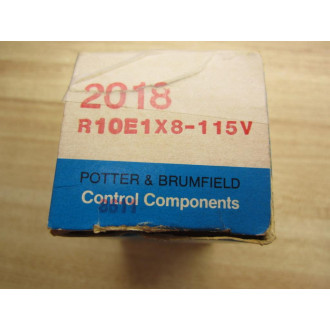 Potter & Brumfield R10E1X8-115V Plug In Power Relay