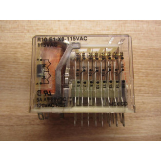 Potter & Brumfield R10E1X8-115V Plug In Power Relay