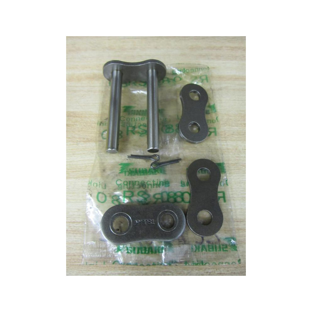 Tsubaki RS 80 Chain Link RS80 Connecting Link2-38" Posts (Pack of 6)