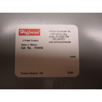 Hoffman F-44HB Bracket Hanger F44HB - New No Box