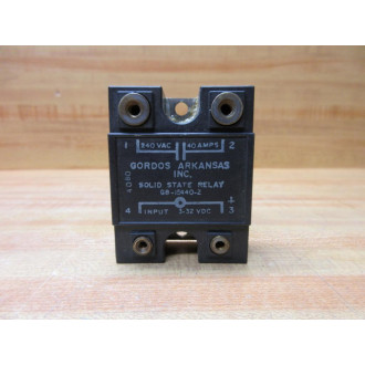 Gordos GB-15440-2 Solid State Relay GB154402 - Used