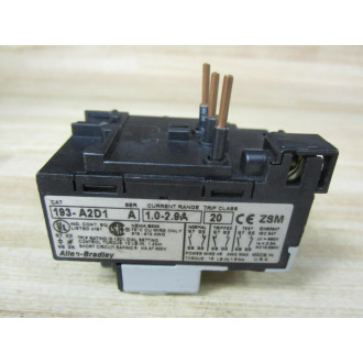 Allen Bradley 193-A2D1 Overload Relay 193A2D1 Range 1.0-2.9A - New No Box