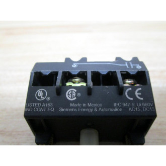 Siemens 52BAK Contact Block 6EXD5 Series F - New No Box