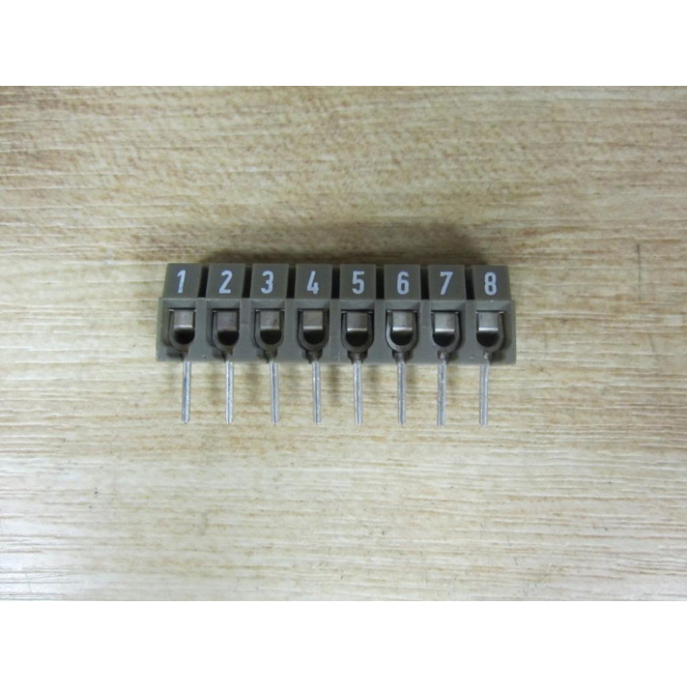 8281 8 Pin Contact Strip (Pack of 5) - New No Box