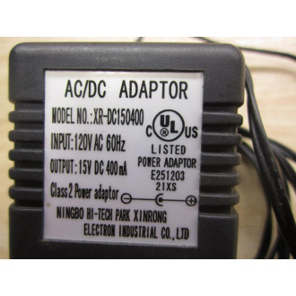 Ningbo XR-DC150400 ACDC Adapter - New No Box
