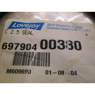 Lovejoy 697904 00380 Coupling Oil Sleeve Seal 69790400380