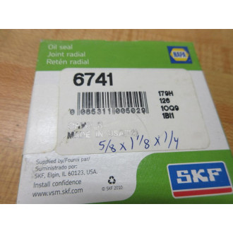 Chicago Rawhide 6741 SKF Oil Seal CR6741
