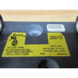 Bussmann J60400-1CR Fuse Holder J604001CR - Used