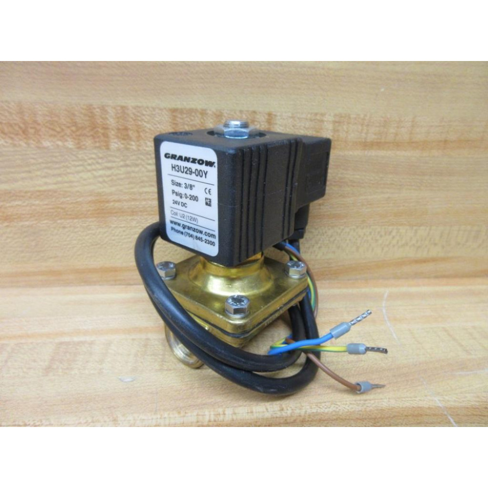 Granzow H3U29-00Y Solenoid Valve H3U2900Y - New No Box