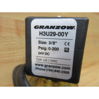 Granzow H3U29-00Y Solenoid Valve H3U2900Y - New No Box