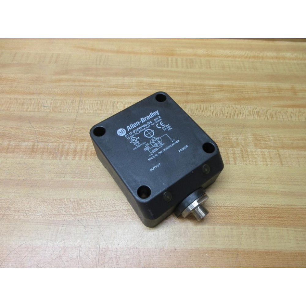Allen Bradley 871F-P50BP80-D4 Inductive Sensor 871FP50BP80D4 - New No Box