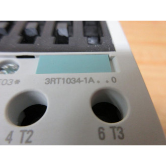 Siemens 3RT1034-1AK60 Power Contactor 3RT10341AK60 Chipped - New No Box