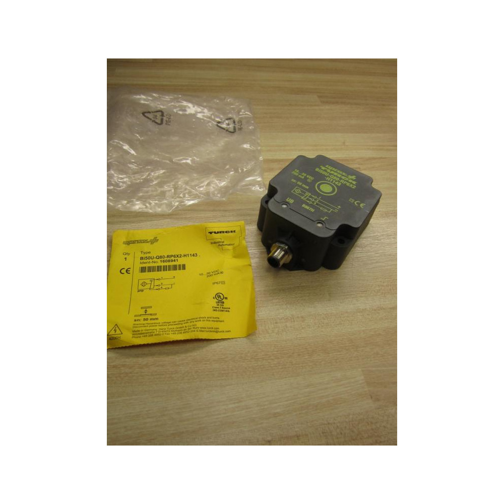 Turck BI50U-Q80-RP6X2-H1143 Switch BI50UQ80RP6X2H1143 1608941