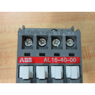 ABB AL16-40-00 Contactor AL16-40-00-81 Chipped Exterior Mount - Used