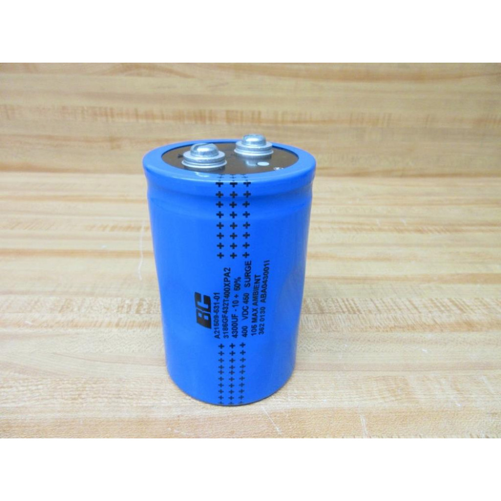 Vishay A21509-531-01 Capacitor A2150953101 4300 uF 400 VDC - Used