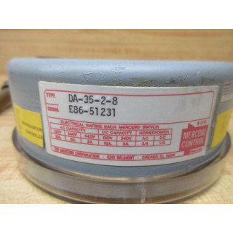 Dwyer DA-35-2-8 Mercoid Temperature Switch DA3528 - New No Box