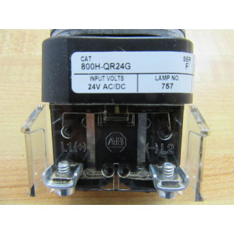 Allen Bradley 800H-QR24G Pilot Light Assembly - New No Box