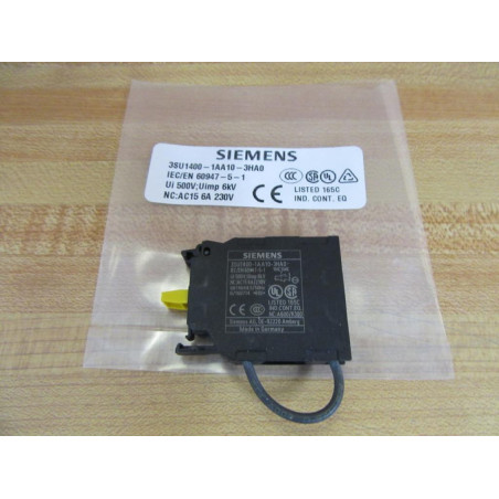 Siemens 3SU1400-1AA10-3HA0 Contact Module