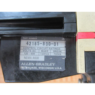 Allen Bradley 509-A0D Starter 509-AOD Ser B,W595-A, 42185-800-01 - Used
