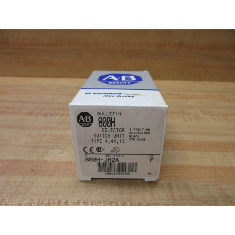 Allen Bradley 800H-JR2A Selector Switch 3Pos 800HJR2A EMPTY BOX ONLY!