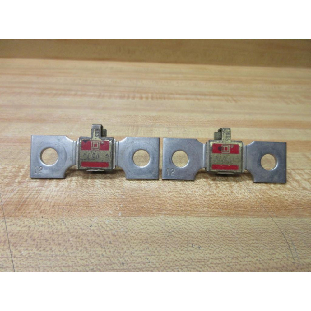Square D CC64.3 Overload Relay Heater Element CC643 (Pack of 2) - Used