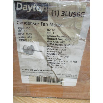 Dayton 3LU96G Condenser Fan Motor