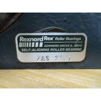 Rexnord ZAS-2207 Pillow Block Bearing Unit ZAS2207 - Used