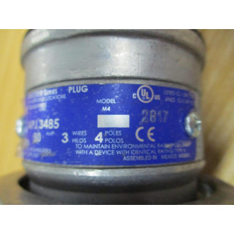 Crouse-Hinds APJ 3485 Eaton Plug Receptacle M4 - New No Box