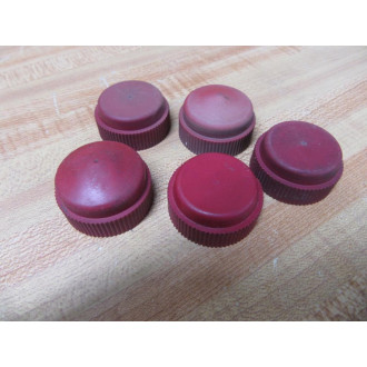Allen Bradley 800H-N5A Red Button Boot Wide (Pack of 5) - Used