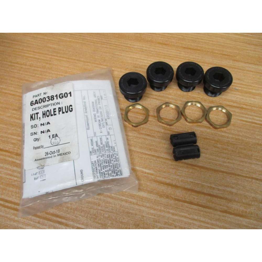 Rosemount 6A00381G01 Hole Plug Kit