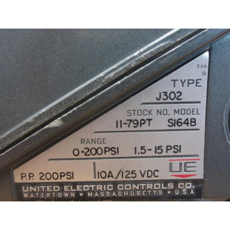 UE J302 Pressure Switch SI64B - New No Box