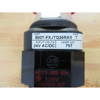 Allen Bradley 800T-FXJTQ24RA5 Push Pull Switch